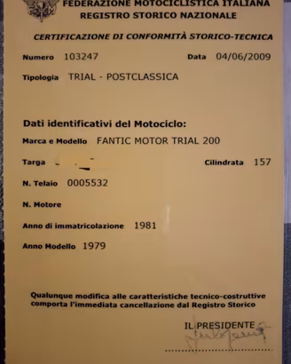 Fantic Trial 200