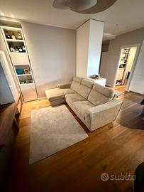 Divano Chateau d’Ax con chaise longue beige