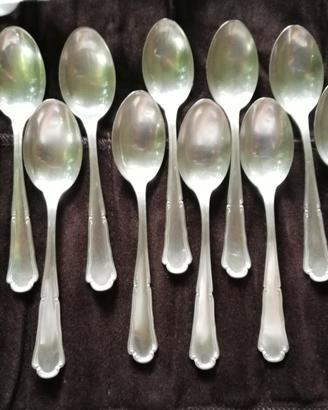 Cucchiaini Caffè 12Pz.Argento 800 Stile Barocchino