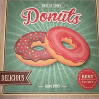 Quadro canvas vintage food