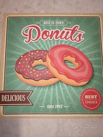 Quadro canvas vintage food