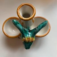 Saliera per sale e pepe ceramica Vietri da tavola