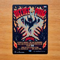 Decree of Pain Secret Lair Sorcery Mtg