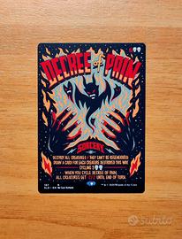 Decree of Pain Secret Lair Sorcery Mtg
