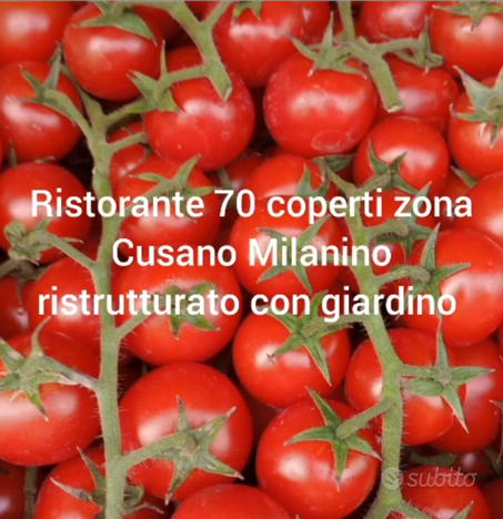 Zona Cusano/Cinisello 70 coperti ristrutturato