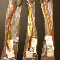 MOLEX FEMMINA 4PIN a 1 SATA MASCHIO cavo - 3 pezzi