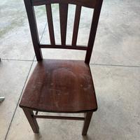 Sedia in legno massello