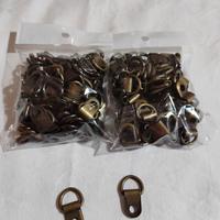 ganci per pellame vario metallo brunito 