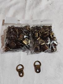 ganci per pellame vario metallo brunito 