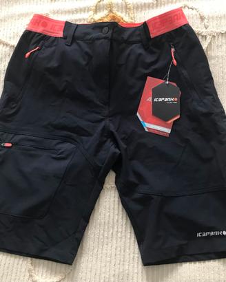 Pantalone corto donna Icepeak taglia 40 colore blu