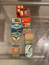 Lotto scatole pennini in acciaio