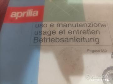 Aprilia Pegaso 650 manuale uso e manutenzione 