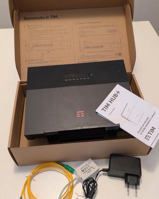 Modem Router TIM HUB+ ZTE WiFi Fibra FTTC FTTH