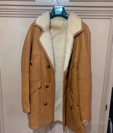 shearling uomo, cappotti in pelle e pelliccia, M