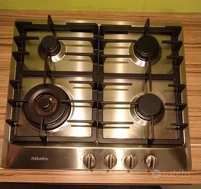 Piano cottura a gas MIELE  acciaio inox