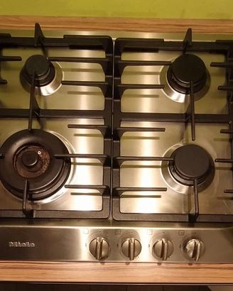 Piano cottura a gas MIELE  acciaio inox