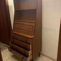 Libreria , cassettiera con scrivania a scomparsa