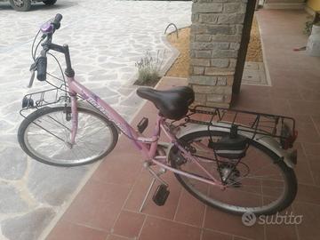 bicicletta rosa bottecchia 24