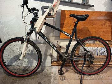 bici ruote 26 + seggiolino anteriore 100 €+15€