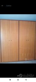 Armadio doppio vero legno