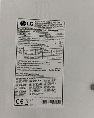 Frigorifero LG usato