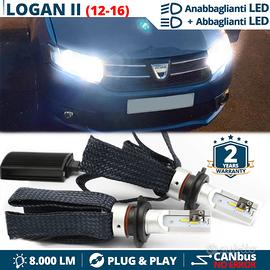 Kit Luci LED H4 per Dacia LOGAN II CANbus 6500K