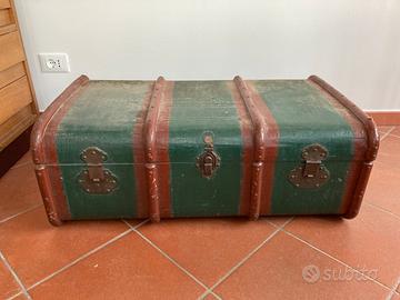 Baule d’epoca Pascoli valigia vintage vecchio