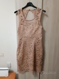 Abito Pizzo Rinascimento rosa antico 