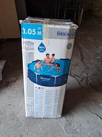 piscina da appoggio completa circolare 305cm x 76c