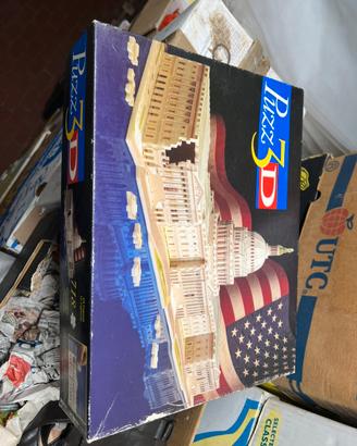 Puzzle 3D Campidoglio US Capitol MB Wrebbit 718 pz