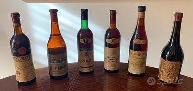 6 bottiglie di vino rosso da collezione