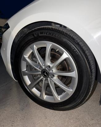4 cerchi mercedes originali 17’+ gomme michelin