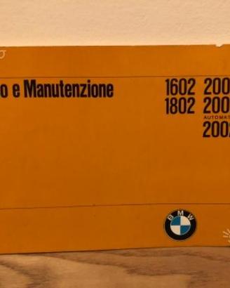 Libretto uso e manutenzione BMW serie 02