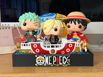Set One Piece Funko Pop completo + Espositore