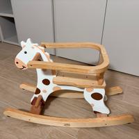 Cavallino a dondolo in legno