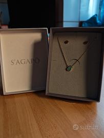 Collana elefante e orecchini cane "S'agapo"