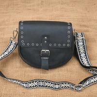 Borsa a Tracolla in Vero Cuoio fatta a mano -Nuova