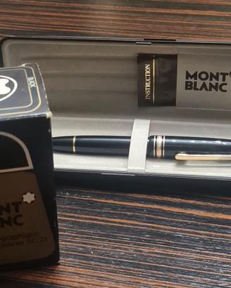 Penna Stilografica Montblanc Meisterstuck nero/oro