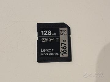 Scheda di memoria Lexar 128 GB
