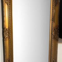 specchio vintage dorato 87x138