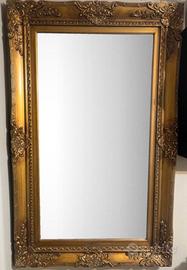 specchio vintage dorato 87x138