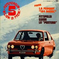 Rivista Quattroruote dicembre 1973