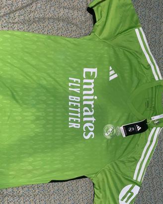 Maglia real madrid portiere emirates nuovo