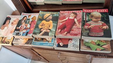 RIVISTE VINTAGE “MANI DI FATA”, UNCINETTO, RICAMO,