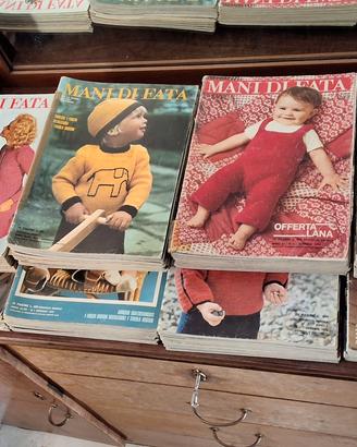 RIVISTE VINTAGE “MANI DI FATA”, UNCINETTO, RICAMO,