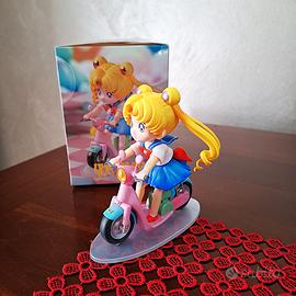 sailor moon action figure in moto modellino 12 cm