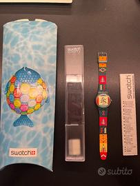 Swatch GM 122 Poncho 1994-NUOVO MAI USATO completo