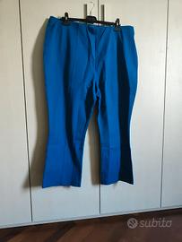 Pantaloni lunghi per taglie forti blu Isaac mizrah