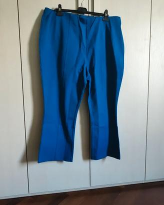 Pantaloni lunghi per taglie forti blu Isaac mizrah