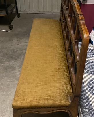 panca-divanetto in legno stile classico/antico